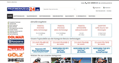 Desktop Screenshot of profiwerkzeug24.de